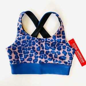 Good American Leopard Step Bra